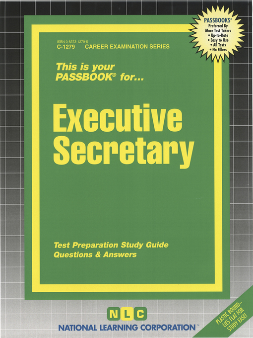 Title details for Executive Secretary by Michael Rudman - Available